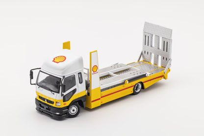 GCD 1/64 Mitsubishi Fuso Fighter Mk2 FK 2017 600pcs Outriggers Raised Double Deck Tow Shell Livery