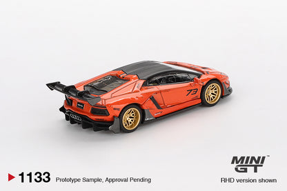 Mini GT LB WORKS Lamborghini Aventador Limited Edition Orange MDX 2025 MGT01133