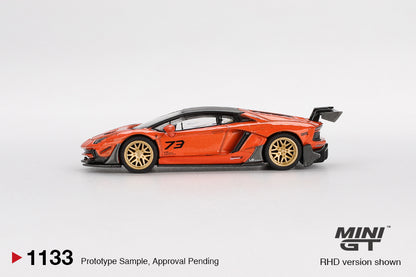 Mini GT LB WORKS Lamborghini Aventador Limited Edition Orange MDX 2025 MGT01133