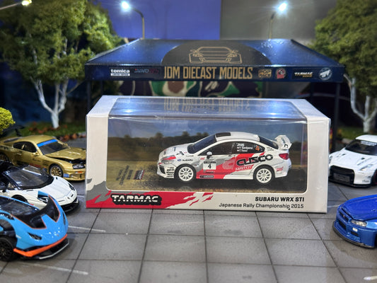 Tarmac Works Subaru Impreza WRX STI Japanese Rally Championship 2015 Y. Sumiyama T. Yasui T64-016-CU