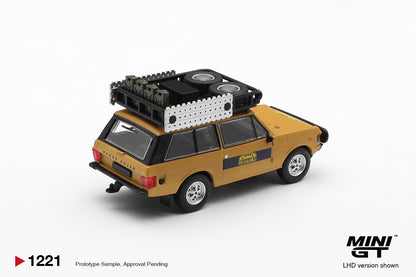 MINI GT Range Rover 1981 Camel Trophy Sumatra K.Stoppa & A.Val MGT01221
