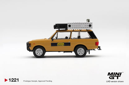 MINI GT Range Rover 1981 Camel Trophy Sumatra K.Stoppa & A.Val MGT01221