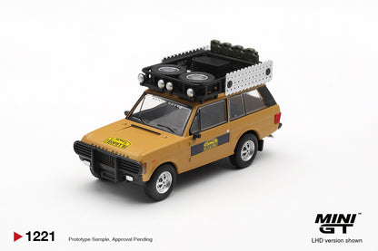 MINI GT Range Rover 1981 Camel Trophy Sumatra K.Stoppa & A.Val MGT01221