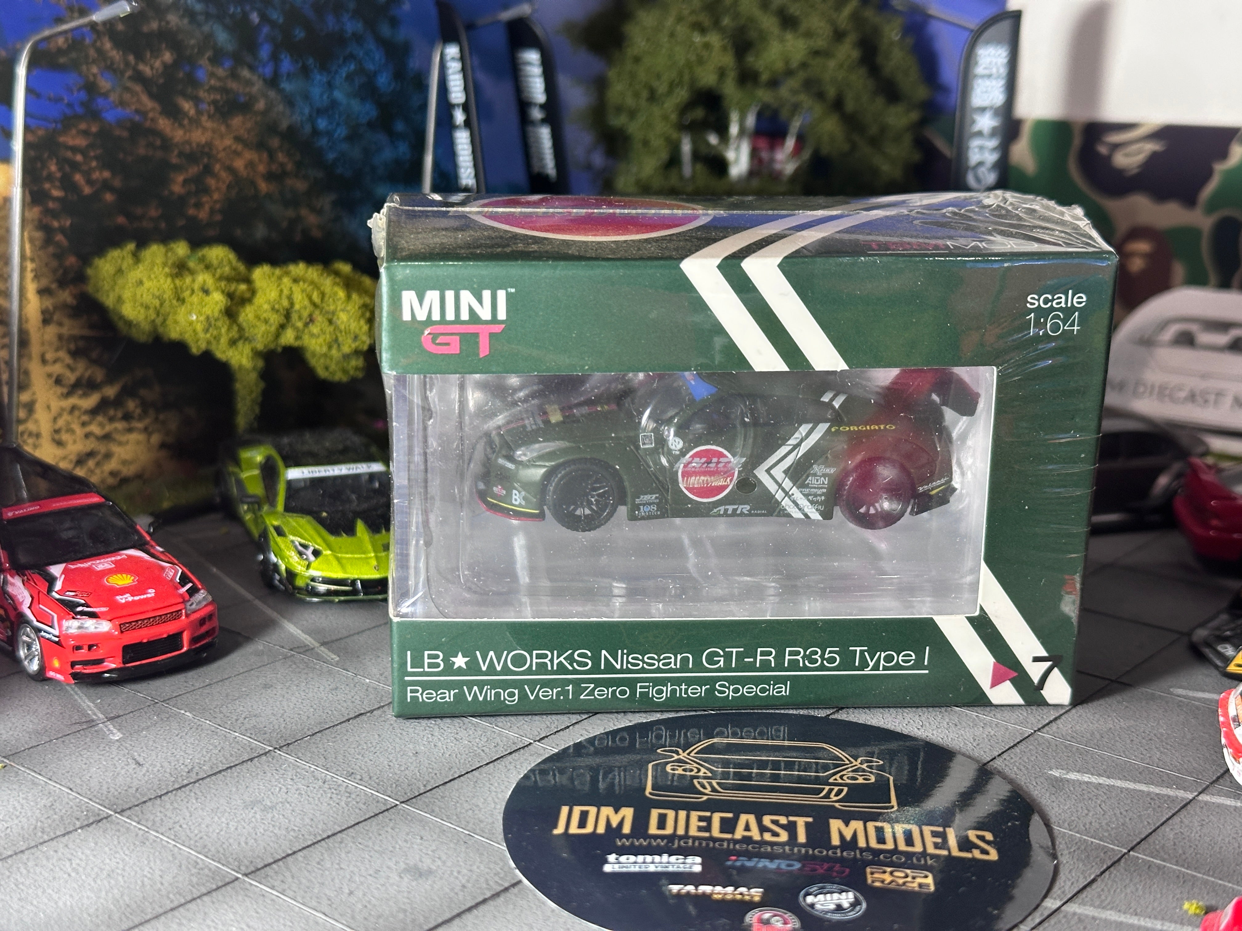 MiniGT LB Works Nissan GT-R R35 Type I Rear Wing Ver.2 Zero