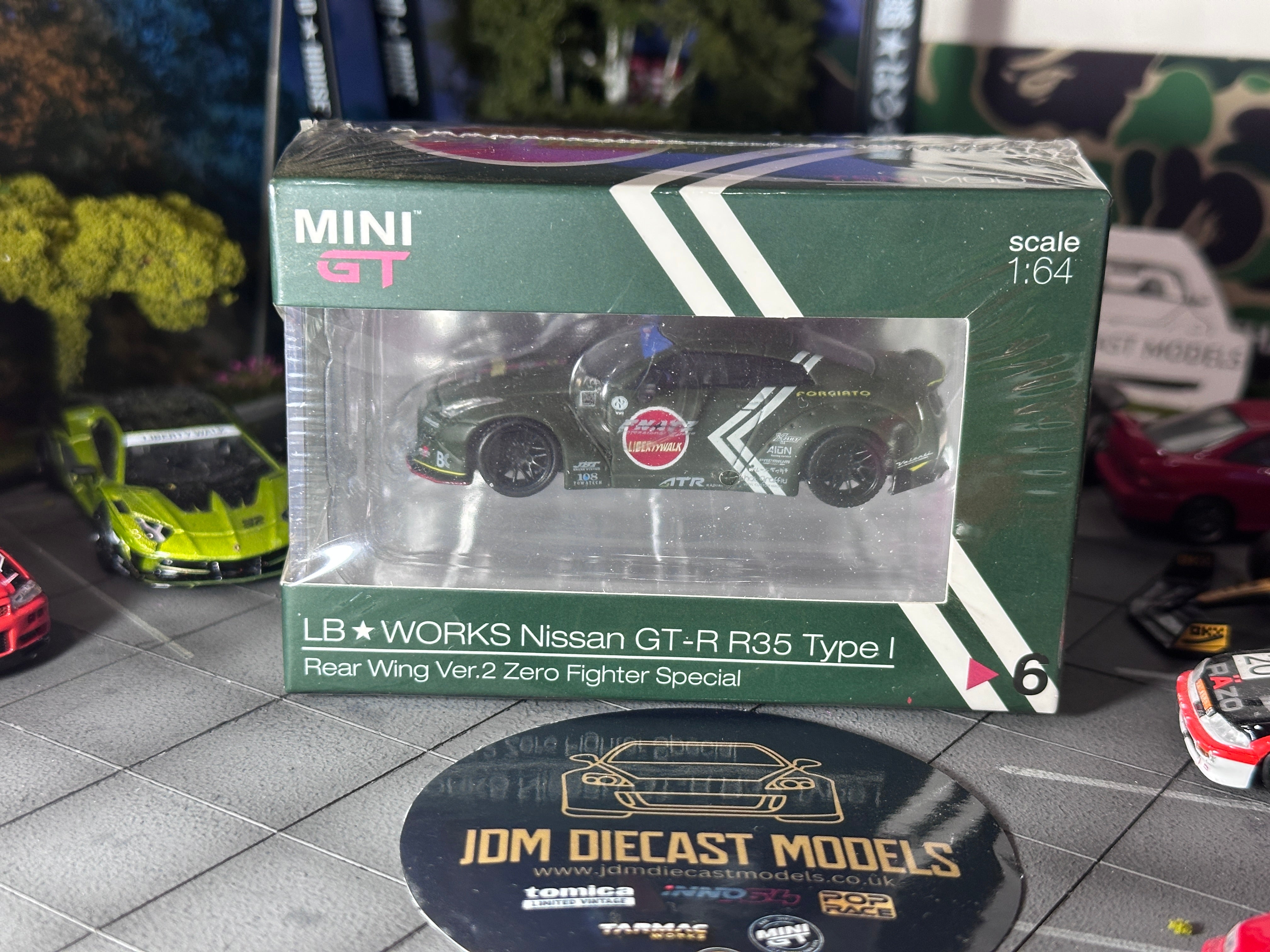 MiniGT LB Works Nissan GT-R R35 Type I Rear Wing Ver.2 Zero