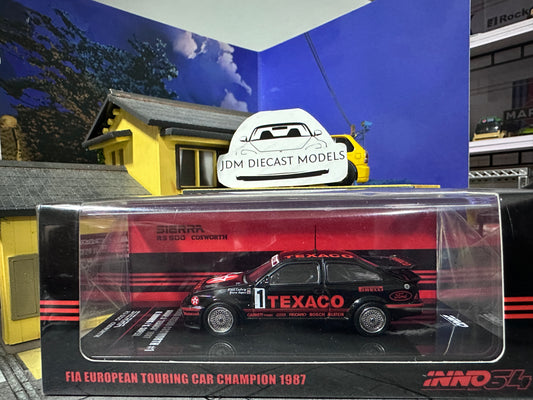 Inno64 Ford Sierra RS500 Cosworth #1 Texaco FIA European Touring Car Championship 1987 K. Ludwig S. Soper