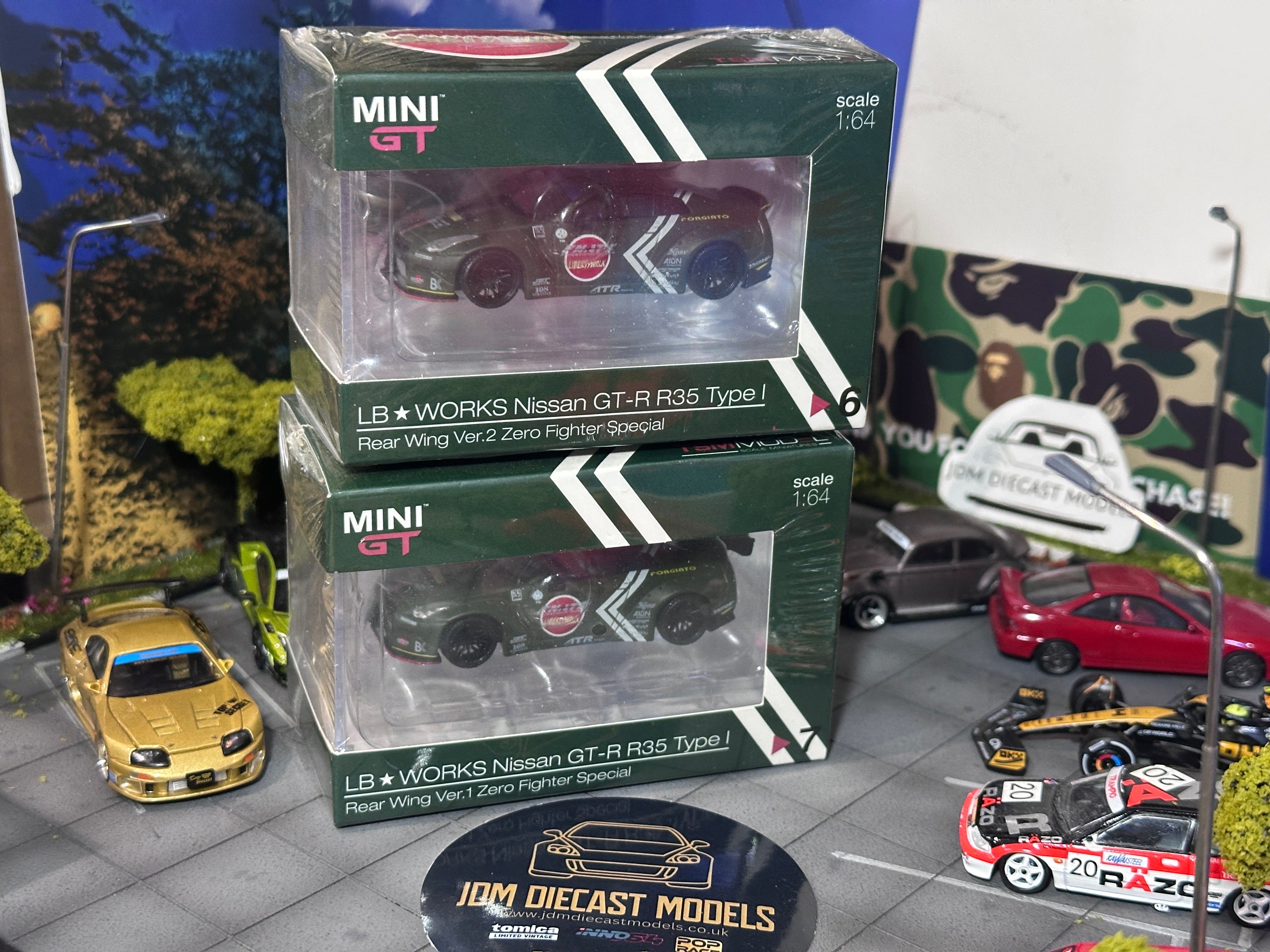 MiniGT LB Works Nissan GT-R R35 Type I Rear Wing Ver.2 Zero
