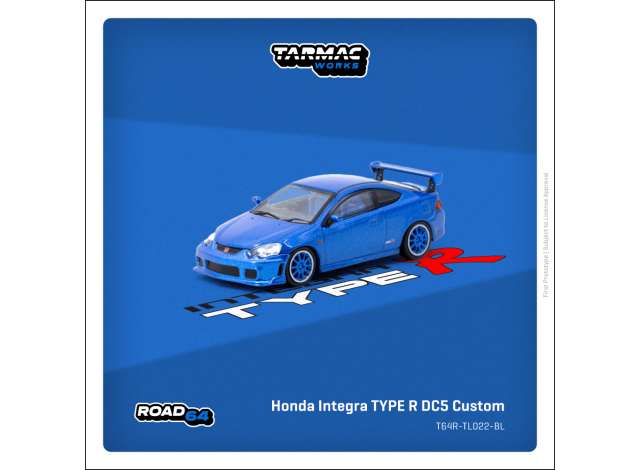 Tarmac Works Honda Integra TYPE R DC5 Custom Blue Metallic T64R-TL022-BL