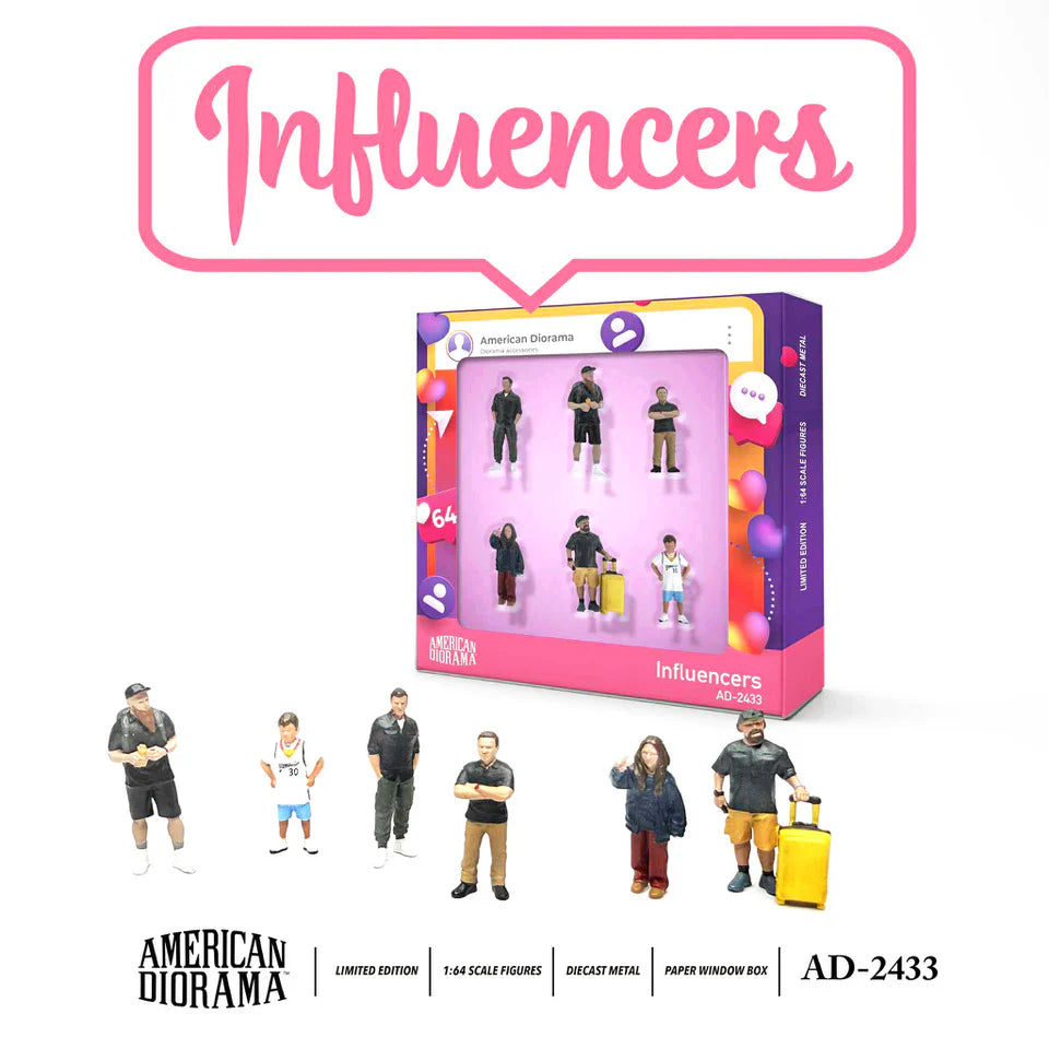 American Diorama Figure set - Influencers AD-2433