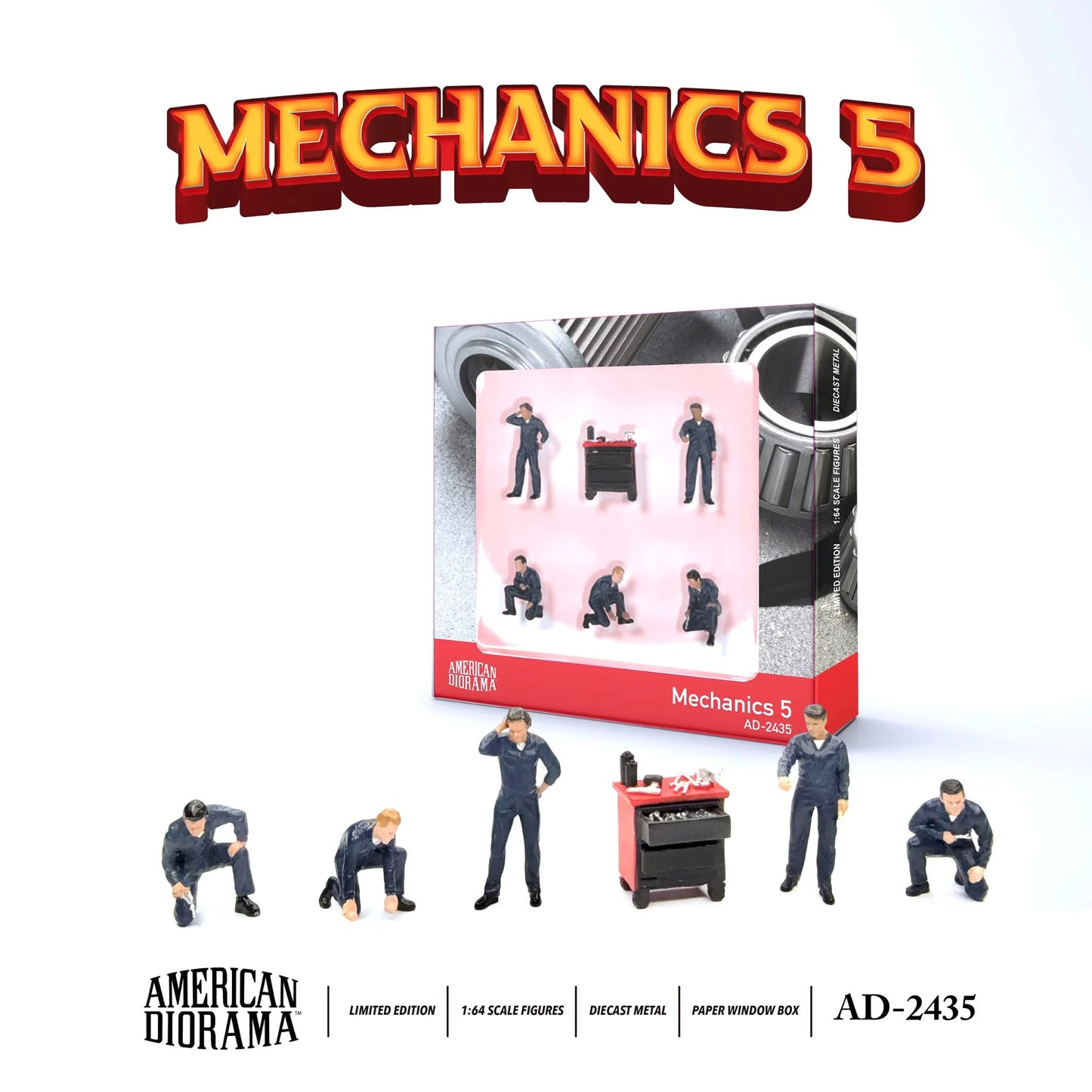 American Diorama Figure set - Mechanics 5 AD-2435