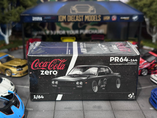 Poprace Nissan Skyline GT-R Drift HAKOSUKA Coca Cola Zero Black Chrome