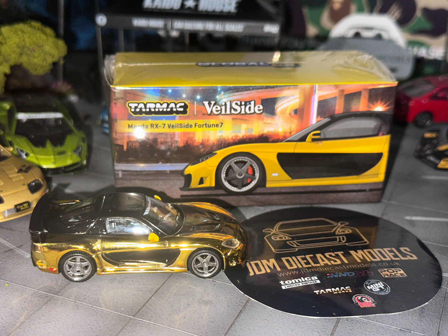 [Chrome Chase] Mazda RX-7 VeilSide Fortune7 (Yellow / Black) T64G-075-YE