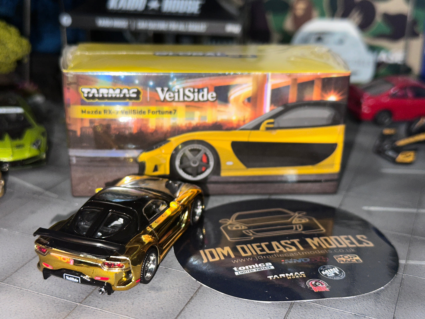 [Chrome Chase] Mazda RX-7 VeilSide Fortune7 (Yellow / Black) T64G-075-YE