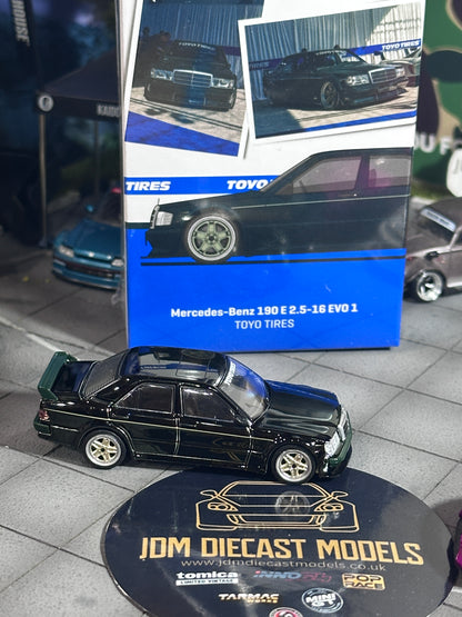 [Chrome Chase] Tarmac Works Mercedes-Benz 190 E 2.5-16 EVO 1 - TOYO TIRES T64G-057-TOYO