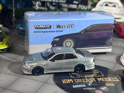 [Chase] Tarmac Works VERTEX Toyota Chaser JZX100 Blue Metallic T64G-007-BL