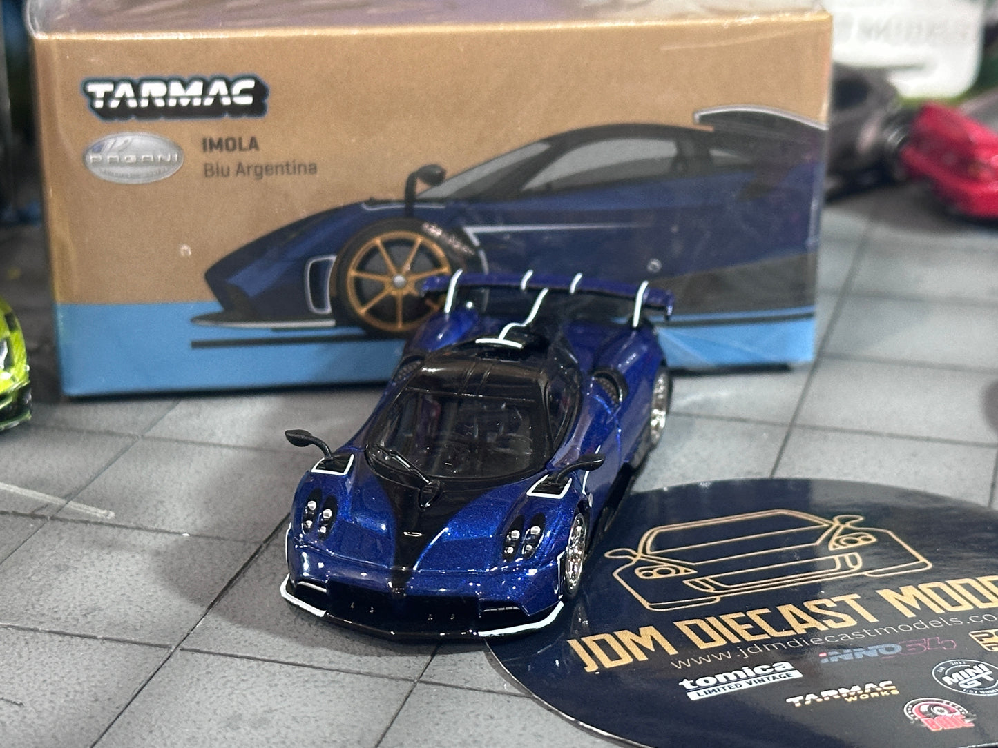 [Chase] Tarmac Works Pagani Imola Blu Argentina T64G-TL046-BL