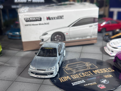 [Chase] Tarmac Works Nissan Silvia S15 White Metallic - Lamley Special Edition (White) T64G-023-WH