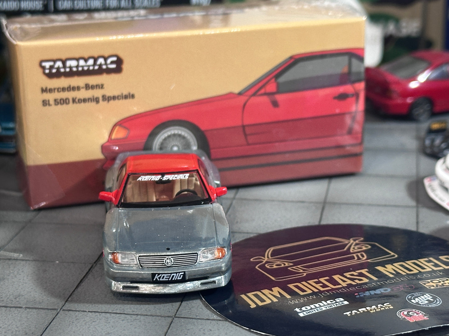 [Chase] Tarmac Works Global 64 Mercedes Benz SL 500 Koenig Specials Red T64G-045-RE