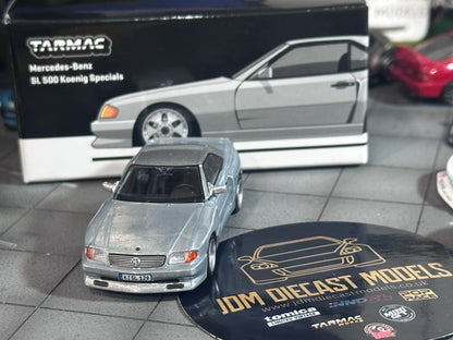 [Chase] Tarmac Works Global 64 Mercedes Benz SL 500 Koenig Specials Silver T64G-045-SL