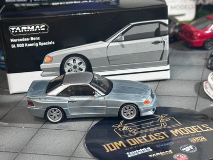 [Chase] Tarmac Works Global 64 Mercedes Benz SL 500 Koenig Specials Silver T64G-045-SL