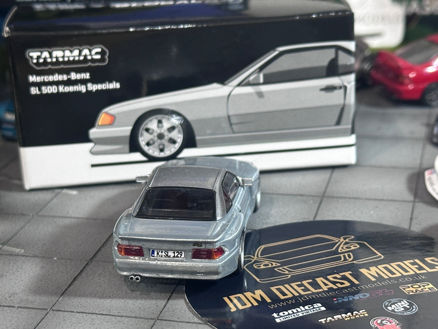 [Chase] Tarmac Works Global 64 Mercedes Benz SL 500 Koenig Specials Silver T64G-045-SL