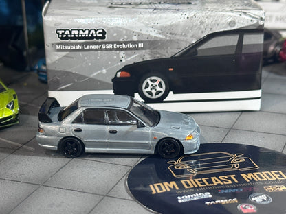 [Chase] Tarmac Works Mitsubishi Lancer GSR Evolution III Black T64G-050-BK