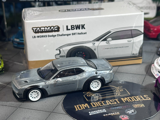 [Chase] Tarmac Works LB-WORKS Dodge Challenger SRT Hellcat - Lamley Special Edition (White) T64G-TL039-WH