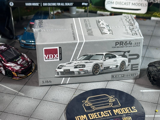 PopRace Toyota Top Secret GT300 Supra Raw Metal PR640332 Hong Kong ToyCar Salon 2025