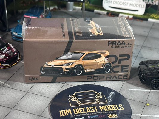 PopRace Toyota GR Yaris Pandem Gold PR640041
