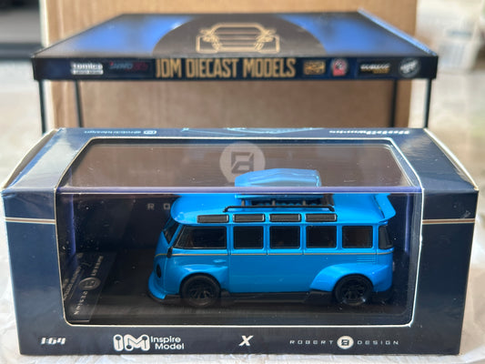 Inspire Model Volkswagen Kombi Camper Van Blue Robert Design-Model