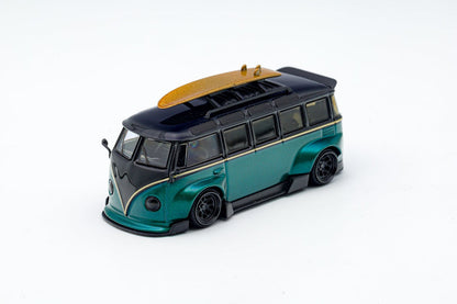 Inspire Model Volkswagen Kombi Camper Van Black and Green Robert Design-Model