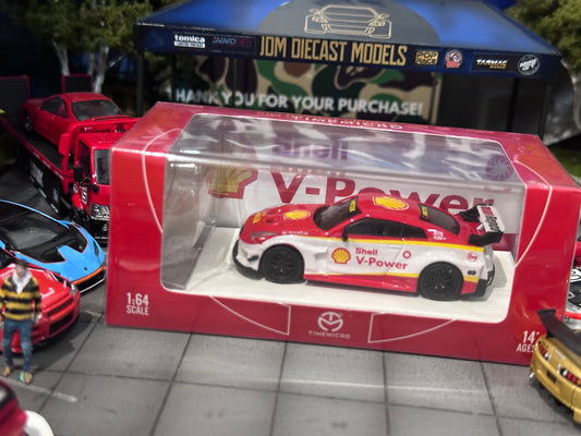 Time Micro Shell Nissan GT-R R35 With Figure & Gas Pump