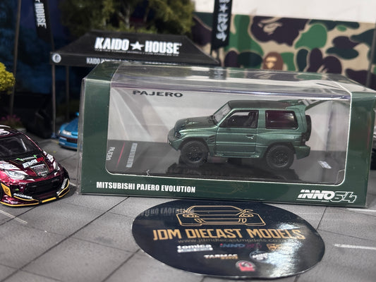 Inno64 Mitsubishi Pajero Evolution (Satin Green) IN64-EVOP-SGRE
