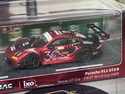 Tarmac Works 911 GT3 R Macau GT Cup FIA GT World Cup 2025 Hobby Expo China Red