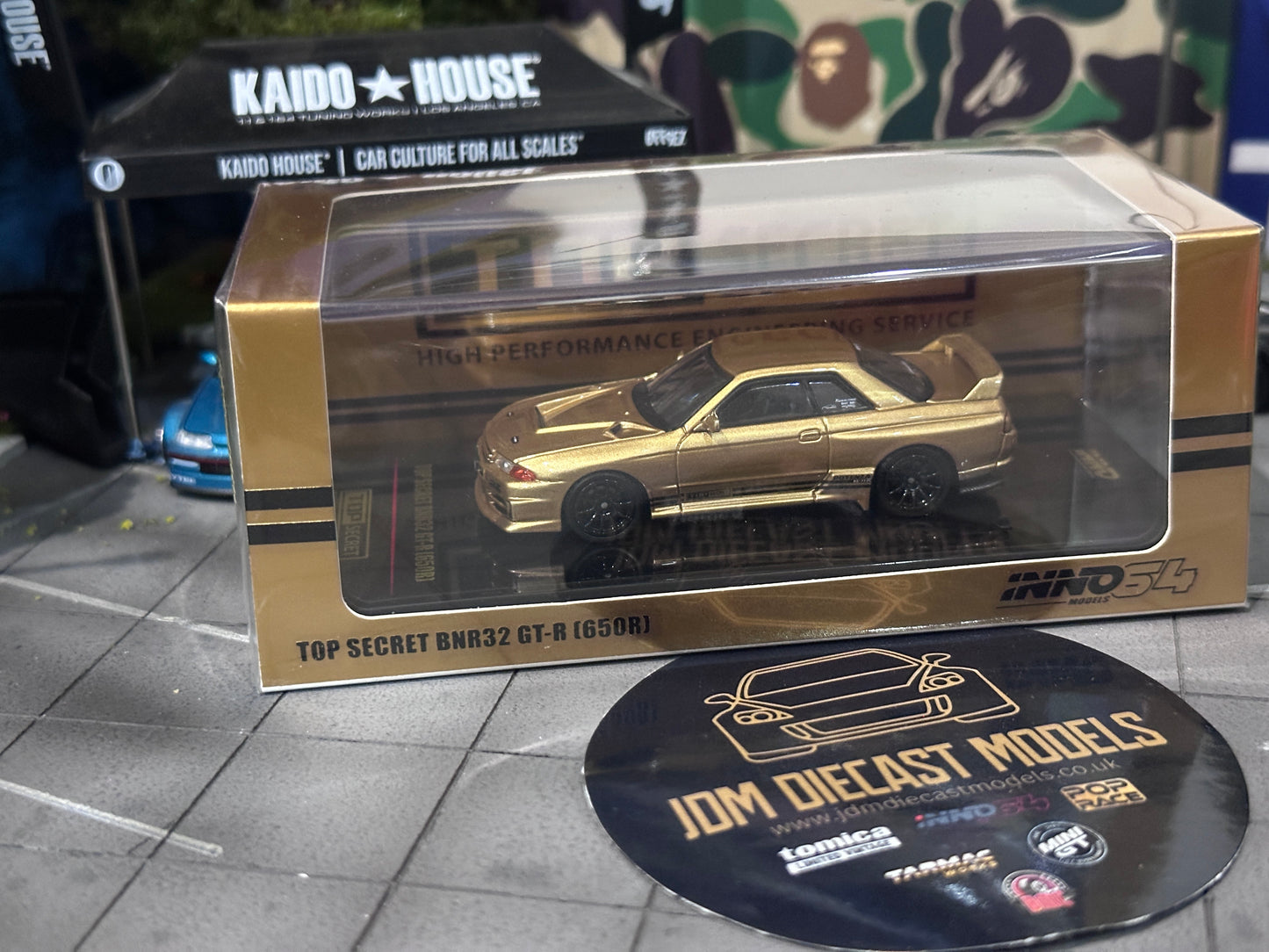 Inno64 Top Secret BNR32 GT-R 650R Gold IN64-R32TS-650R