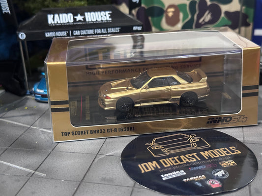 Inno64 Top Secret BNR32 GT-R 650R Gold IN64-R32TS-650R