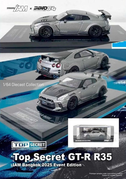Inno64 Top Secret GT-R R35 IAM BANGKOK 2025 Event Edition IN64-R35TS-IAMBK25