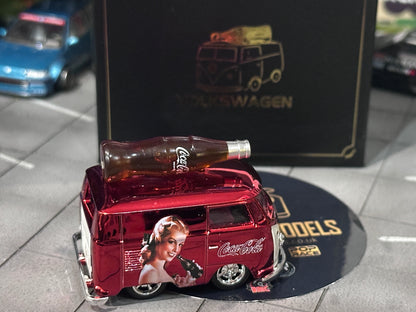 HY Model 1960 Volkswagen TI Coca-Cola Red