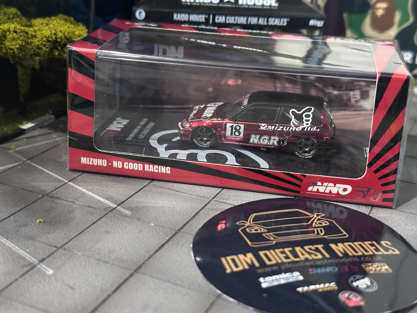 INNO64 Honda Civic SiR EF9 JDM MIZUHO No Good Racing IN64-EF9-JDM01