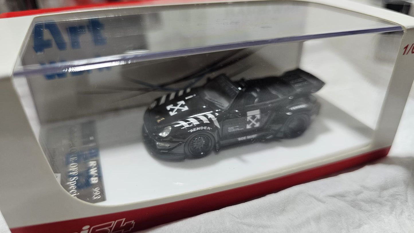 HPI64 X ARTWORK RWB Porsche 993 Off-White Special Resin Limited Very Rare