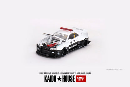 Kaido House Nissan Skyline GT-R R34 Kaido Works V2 Aero Japan Police KHMG120