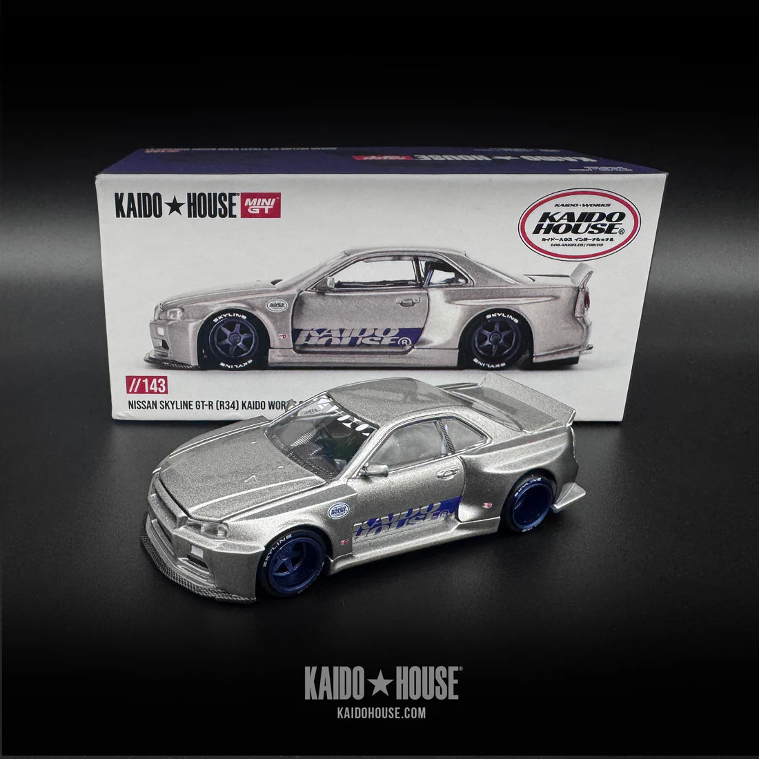 Kaido House Nissan Skyline GT-R R34 Kaido Works SHINJUKU V1 KHMG143