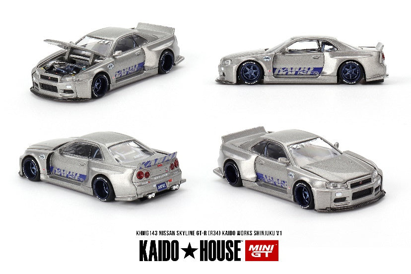 Kaido House Nissan Skyline GT-R R34 Kaido Works SHINJUKU V1 KHMG143