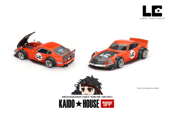 Kaido House Nissan Fairlady Z Kaido GT 'ORANGE BANG' Larry Chen V1 KHMG100
