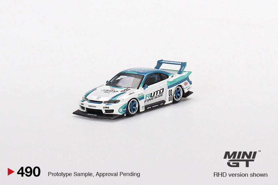 Mini GT Nissan LB-Super Silhouette S15 SILVIA Auto Finesse MGT00490