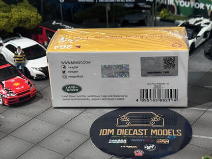 Mini GT Land Rover Defender 110 Shell Oil Hong Kong Shell Gas Station Exclusive MGT00264