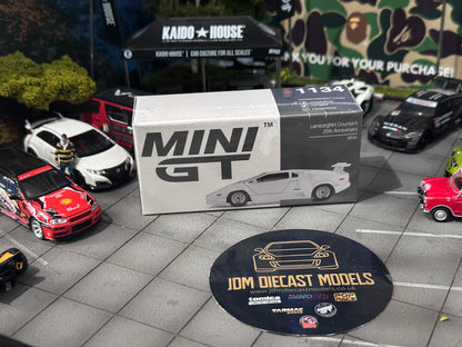 Mini GT Lamborghini Countach 25th Anniversary (White) MGT01134