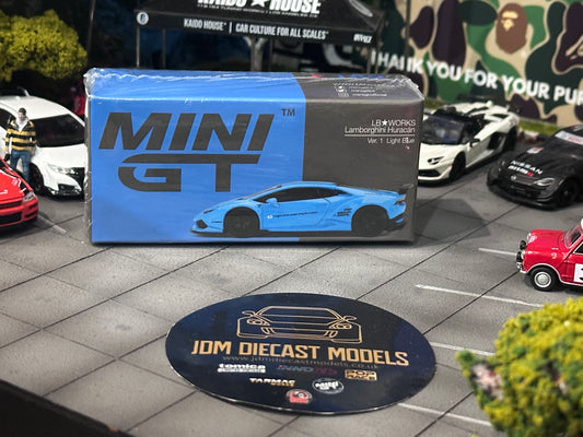 Mini GT LB★WORKS Lamborghini Huracán ver. 1 Light Blue MGT00189 New sealed