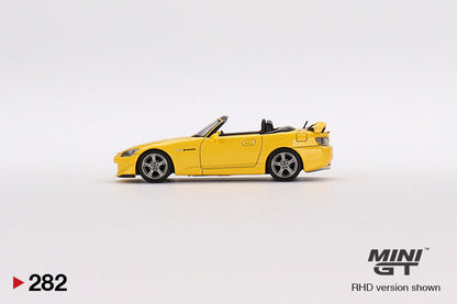 Mini GT Honda S2000 Type S AP2 New Indy Yellow Pearl RHD MGT00282