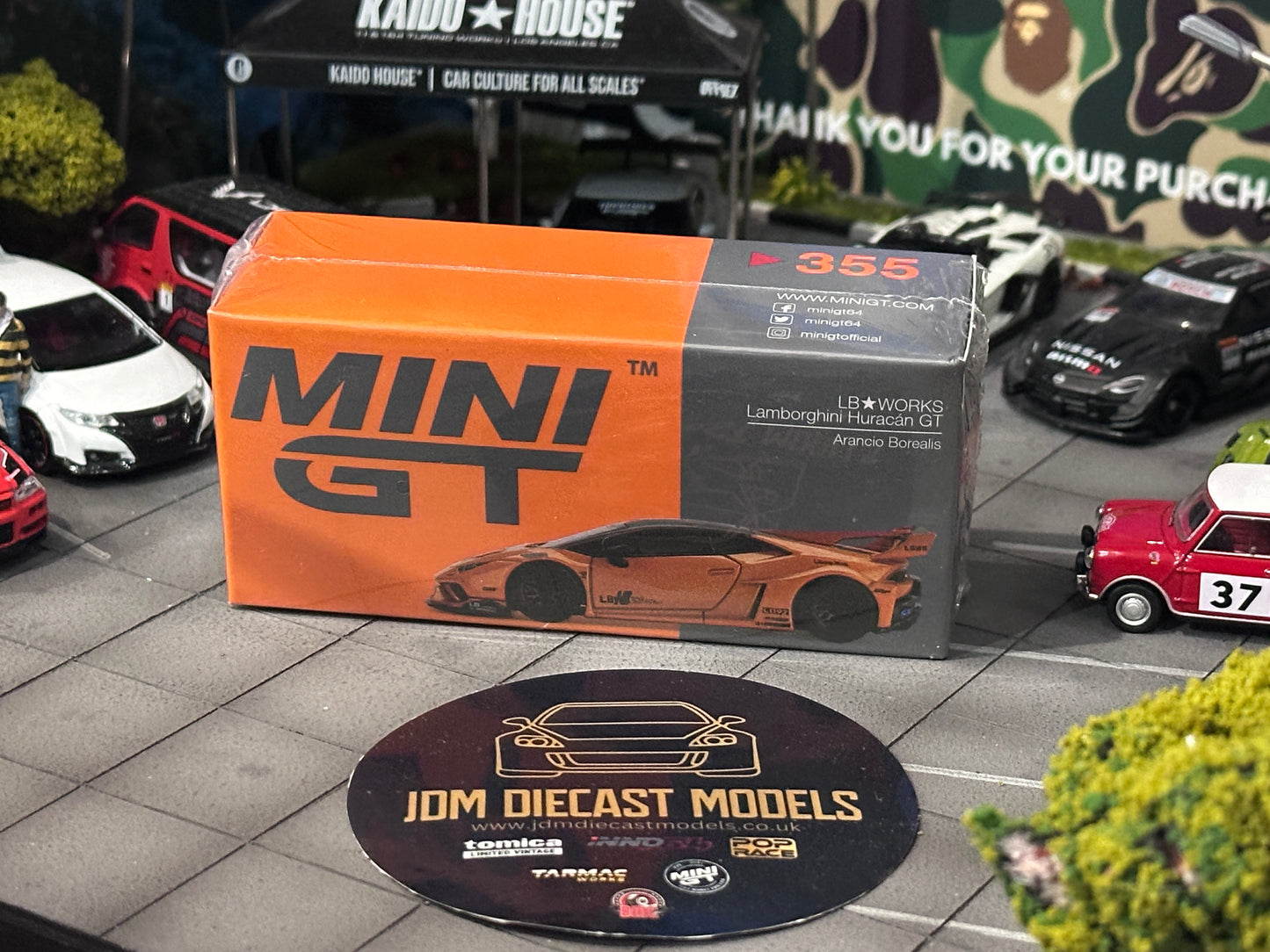 MiniGT LB★WORKS Lamborghini Huracán GT Arancio Borealis MGT00355